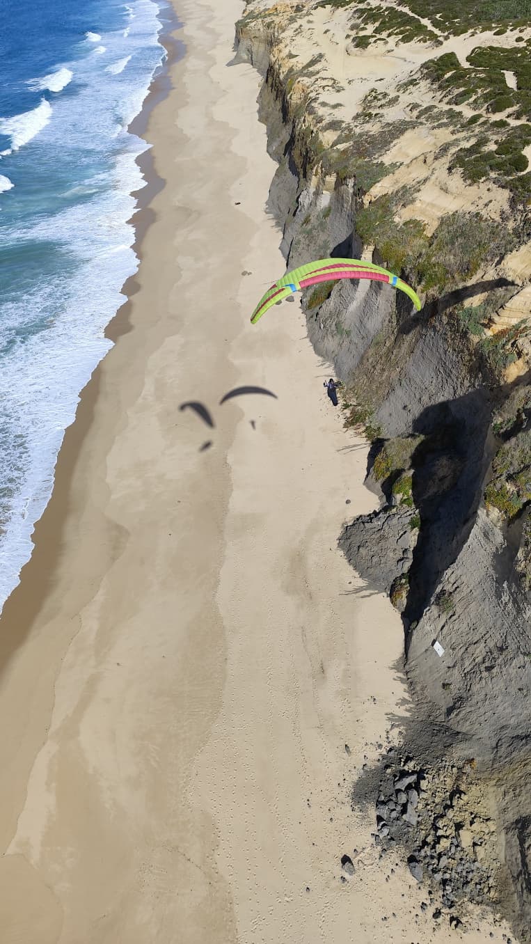 Praia das Bicas — Atlantic beach and cliffs